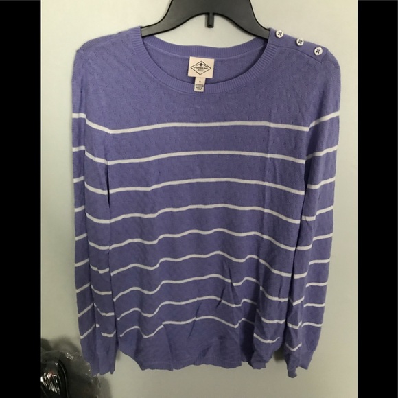 Purple stripped top - Picture 1 of 2